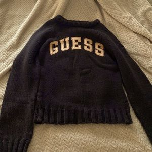 Black guess vintage sweatshirt,small.